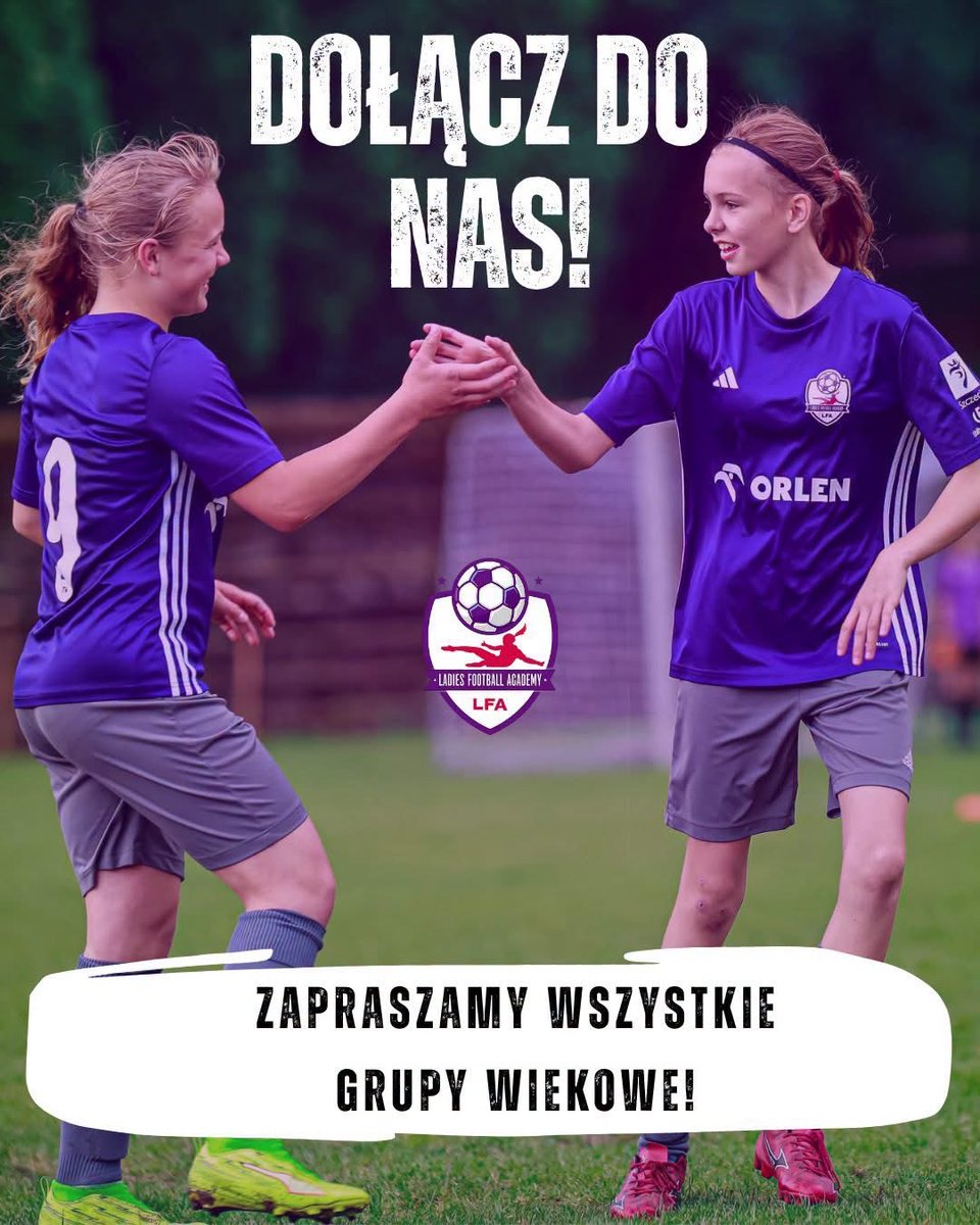 LfaSzczecin's tweet photo. Dołącz do LFA SZCZECIN! 💜

Prowadzimy otwarty nabór dla wszystkich grup wiekowych! Zapewniamy sprzęt, w tym pełną odzież meczową oraz treningową ✅

Pierwszy trening jest całkowicie bezpłatny 🤝

Zgłoś się na pierwszy trening 👉 https://t.co/qUh7CnMWuO https://t.co/3yV9TzfbDN