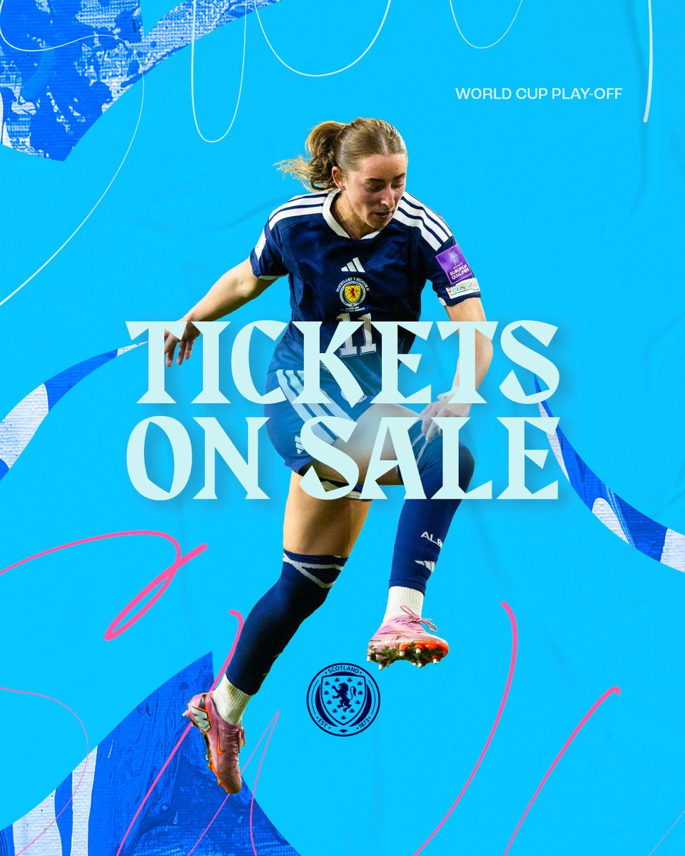 ScotlandNT's tweet photo. These are the moments that matter - don't miss out 🏴󠁧󠁢󠁳󠁣󠁴󠁿

Our @FIFAWWC Qualifying continues in the Play-offs against Czechia at @saintmirrenfc's Marbill Coaches Stadium in October!

🎟️ Be there, make the difference: https://t.co/znZwV6Lhpi

#SWNT | #SCOCZE