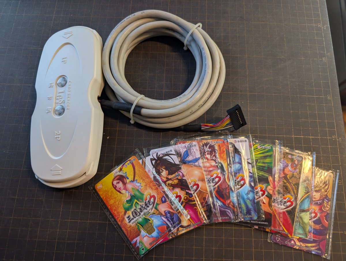店頭にてIGSのアーケード基板「三国戦紀3をお譲り頂きました！PGM2