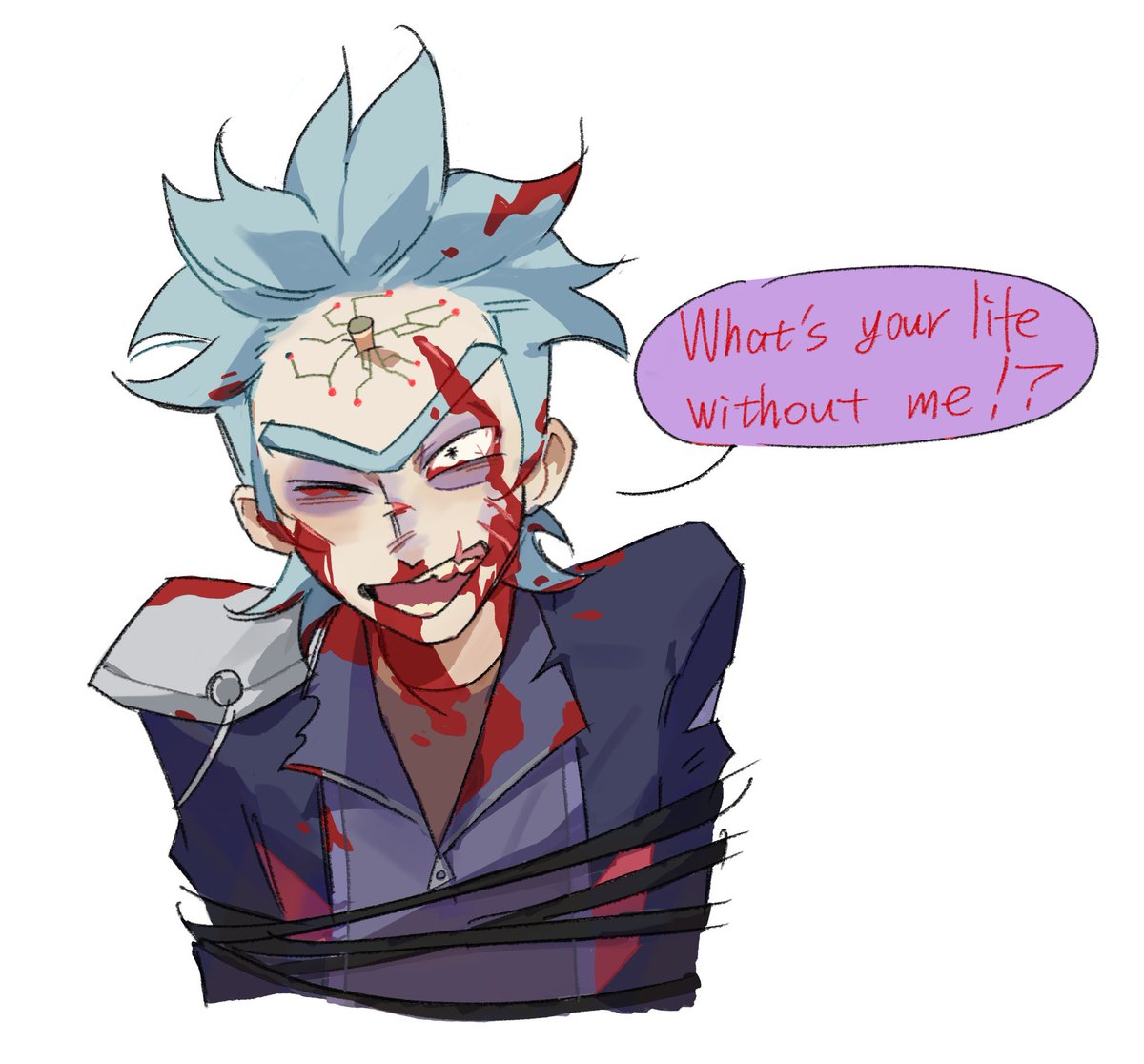 Boluodaxia7's tweet photo. I want to see Rick ignore Prime and just beat him #rickandmorty https://t.co/ZT8i4Hf3zc