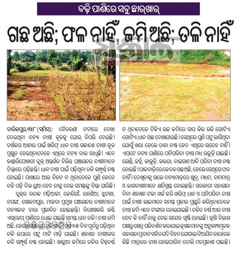 LenkaRepoter's tweet photo. ଭଣ୍ଡାରିପୋଖରୀ କଥା... @DM_Bhadrak https://t.co/AdhgsqfpUq