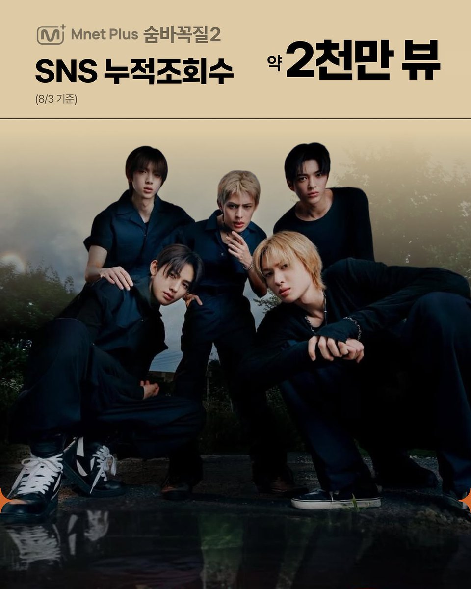 zhaoyufancokr's tweet photo. CJ ENM Instagram Update:

Mnet Plus original is taking the world by storm right after its release! 

Mnet Plus Episode 1 Featuring CORTIS 
🔥 Nearly 20 million cumulative views on social media (as of August 3) 
🔥 7x more new subscribers than the previous season 

Mnet Plus Special Content : Black Room Featuring CORTIS 
August 7 (FRI) 6:00 PM KST | Mnet Plus

#CORTIS #코르티스