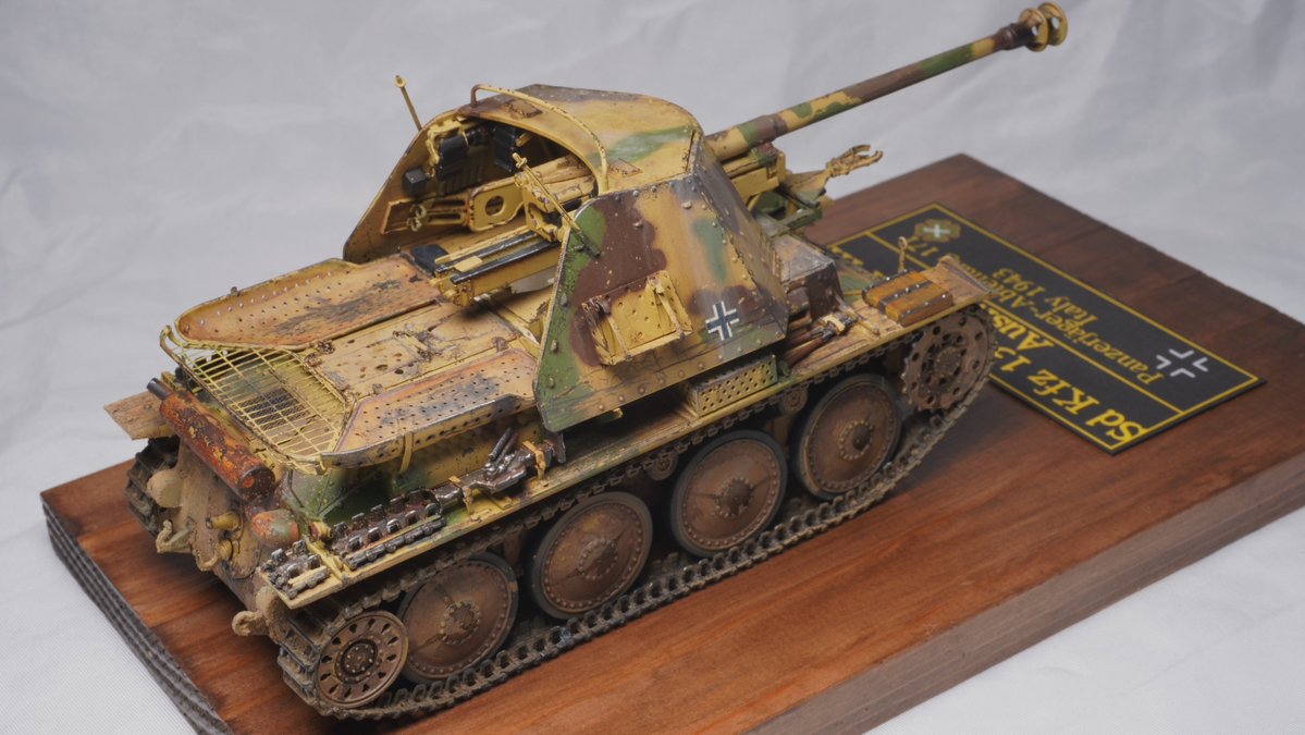 jyun_azuma28's tweet photo. ドラゴン1/35 マーダーⅢＨ型　完成しました https://t.co/U5X4uYM0Bf