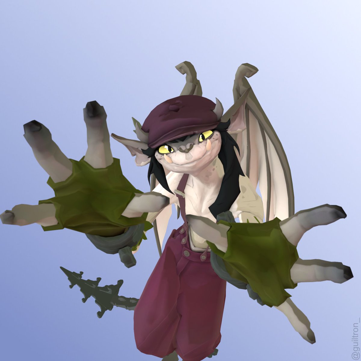 guiltron_'s tweet photo. It's just one of those gargoyle mornings #deadlock #ivy https://t.co/FlsI6P7LeQ