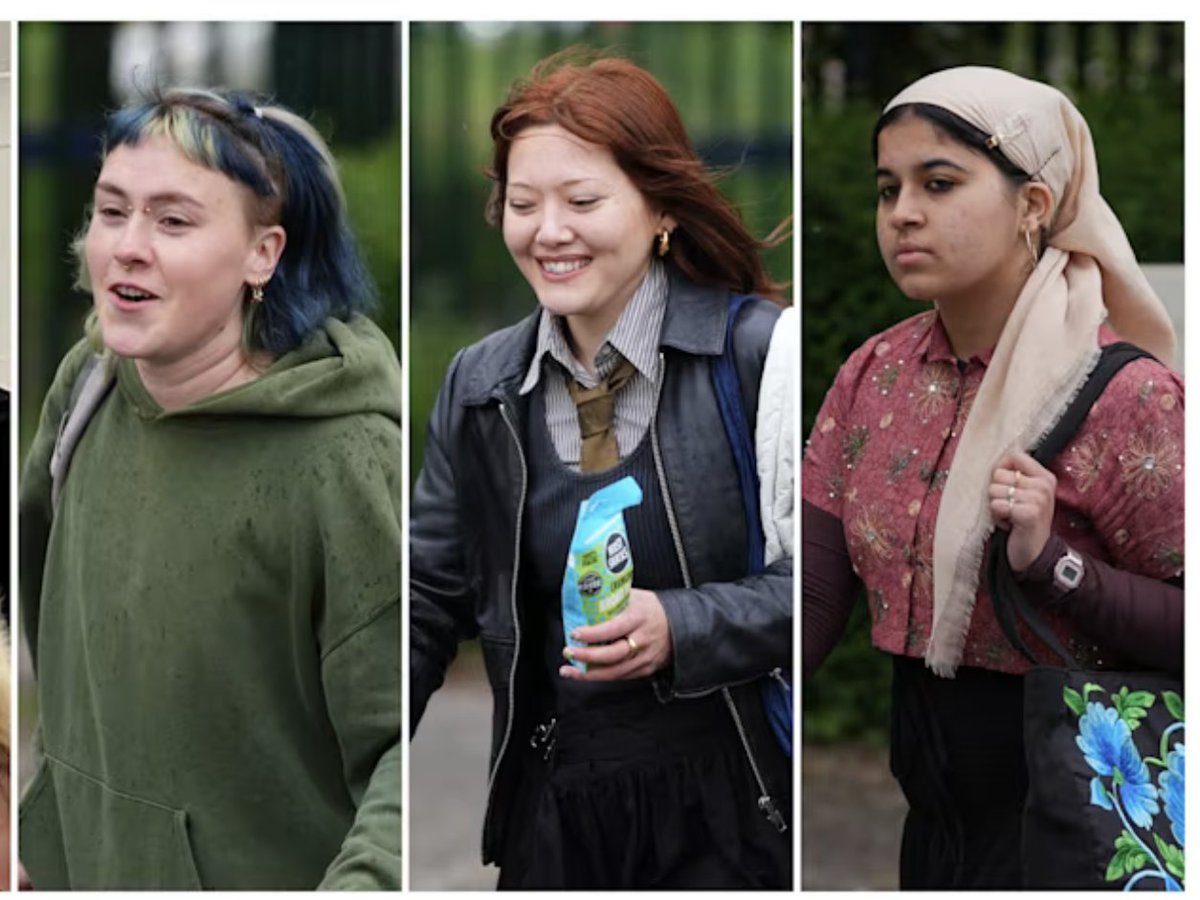 WokeratiMarty's tweet photo. Andy Burnham says he wants to release low-risk female prisoners early.

I suggest he starts with these three women from Palestine Action who were jailed as “terrorists” for trying to stop the mass murder of children in Gaza. https://t.co/Q1M8dYl8r3