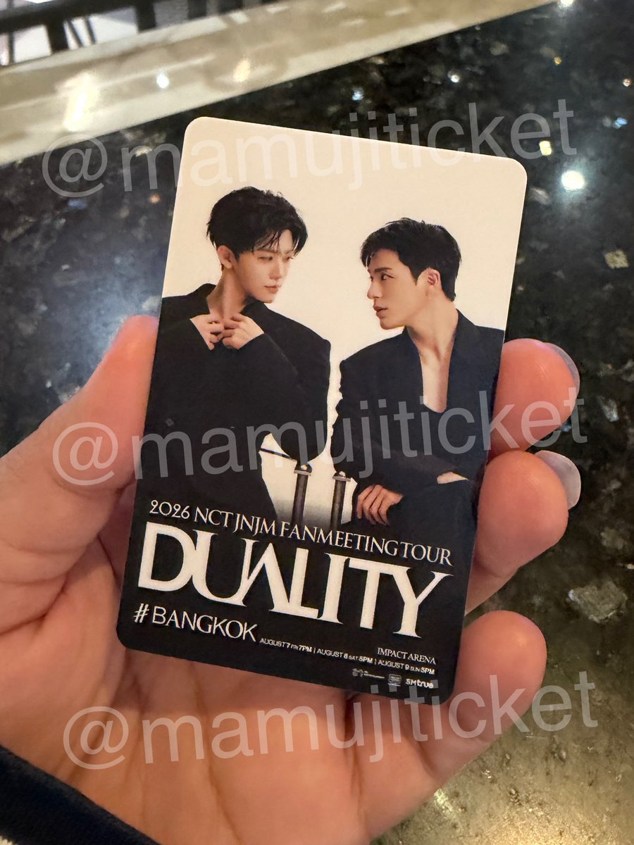 mamujiticket's tweet photo. 📍Wts / ขาย ปล่อย บัตร #NCTJNJM_DUALITY 

🗓️ 7/8 Zone SD แถว C

💸 ราคาออริ 

📍นัดรับหน้าคอนได้เลยค่าา 🙇🏻‍♀️

#NCTJNJM_FANMEETING_TOUR_in_BKK   #NCTJNJM_FANMEETING_TOUR_BANGKOK   
#NCTJNJM_FANMEETING_TOUR  #NCTJNJM_FANMEETING_TOUR_DUALITY https://t.co/aOw2iR8Xdl
