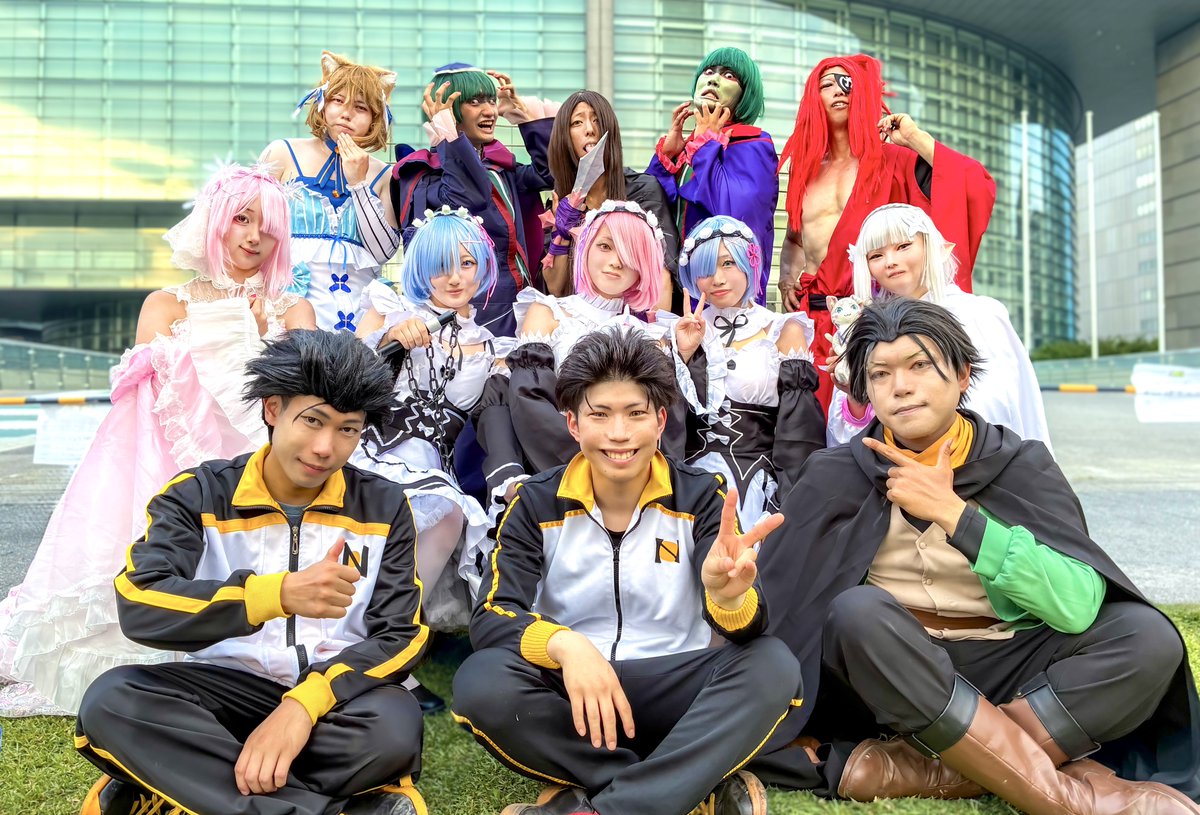 Oune_0107's tweet photo. ⚠️   コスプレ/ Cosplay  / rizero

沢山の素敵なリゼロレイヤーさんと交流できて楽しかった🥰
相互さんや偶然色んな方が集まっての集合写真😊
集まってくれた皆ありがとう🙏✨
コスサミ最大の思い出です！

リプにてお写真の皆様

 #コスサミ
 #コスサミ2026
 #リゼロコスプレ https://t.co/RWJ8CvUMFz