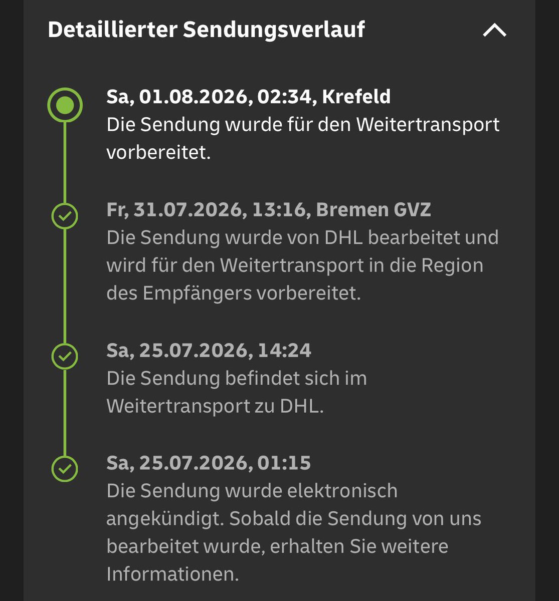 Zeki_180485's tweet photo. @DHLPaket passiert da irgendwann mal noch irgendwas? https://t.co/vKKnMTBils