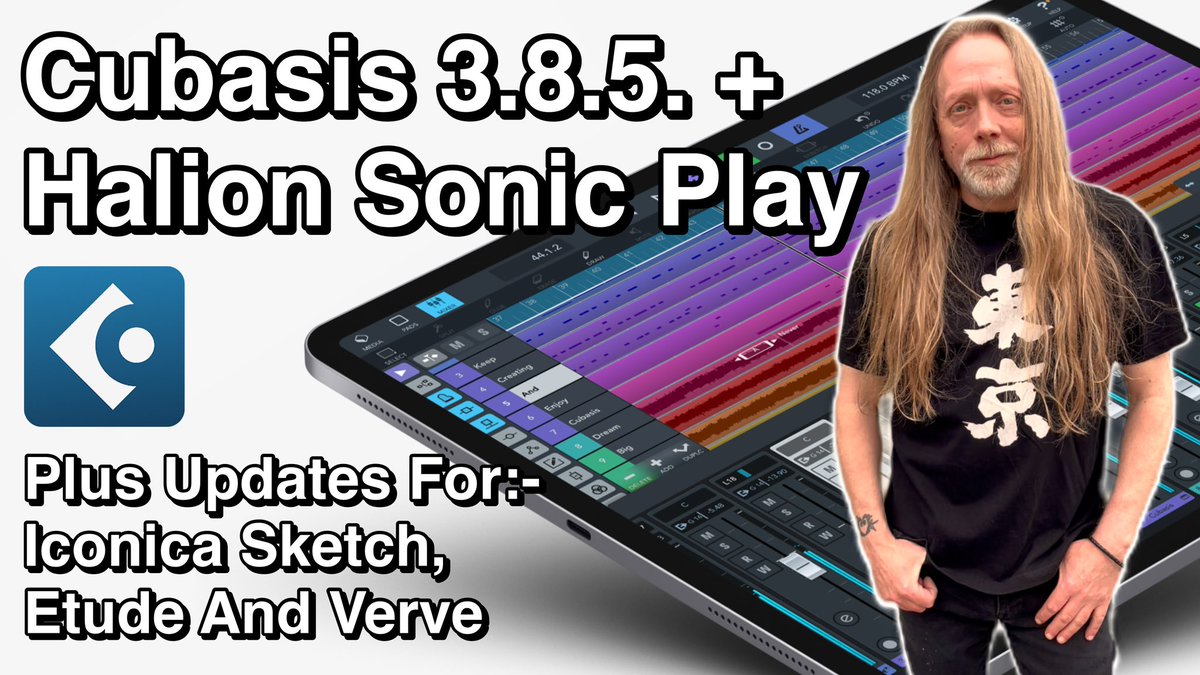 JamieMallender's tweet photo. https://t.co/KDRp2aAb22 #cubasis #cubasis3 #ipadmusic #iosmusic #mobilemusicproduction @SteinbergMedia https://t.co/Ihhcn2pNpK