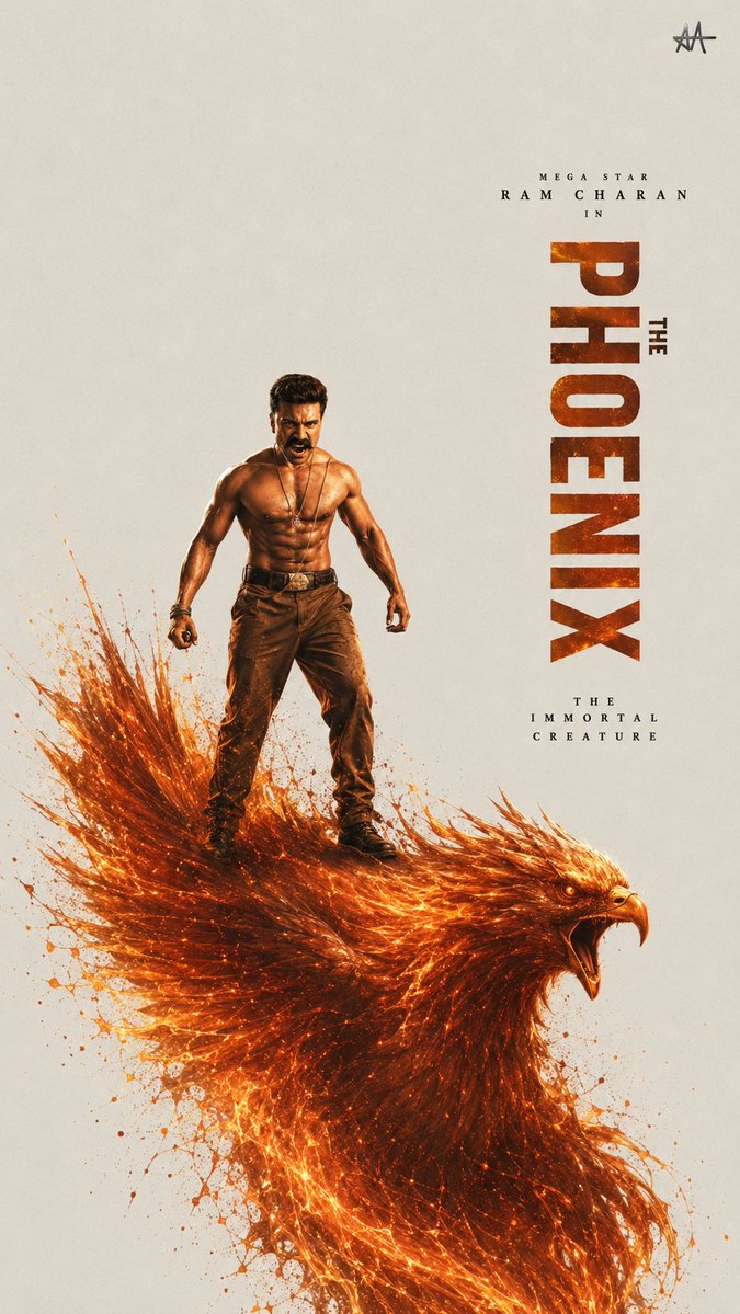 Yoichi_RCF's tweet photo. @AlwaysRamCharan in as 
THE IMMORTAL PHEONIX https://t.co/F9d07rjz2e