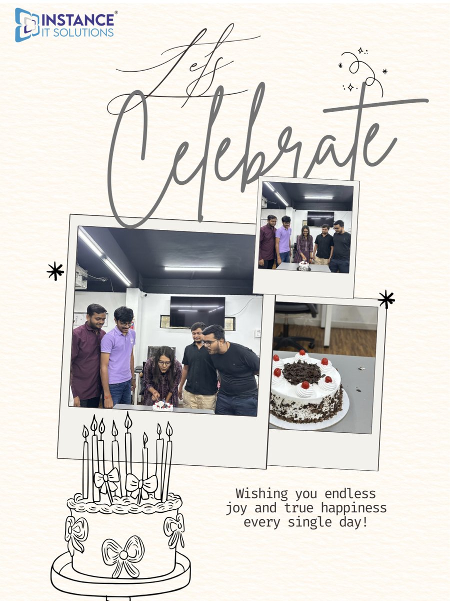 InstanceIt's tweet photo. Every milestone deserves a celebration! 🎉💙
Cheers to our amazing team members celebrating their birthdays and work anniversaries. Thank you for your dedication and the positive energy you bring to Instance IT Solutions every day. Here's to many more milestones together! 🥳 https://t.co/p3KszVVWjQ