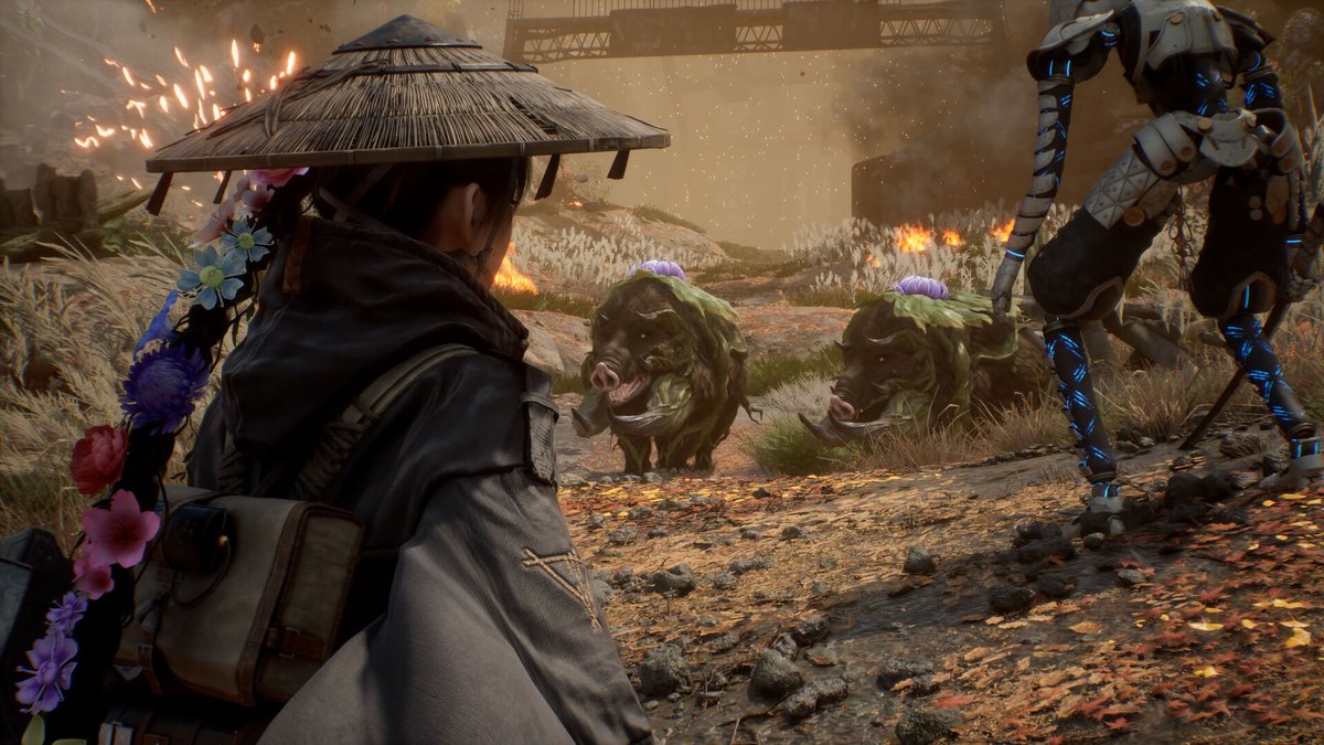 GGSift's tweet photo. 《宝可梦》开发商GameFreak开发的一款动作角色扮演游戏《轮回之兽》。游戏放弃了过往的卡通风格，借助虚幻引擎进行了一次重大的“技术突破”，这次直接采用写实的末世废土美术风格制作了这款新作品！#gaming #游戏推荐 https://t.co/3FyyT53AKi