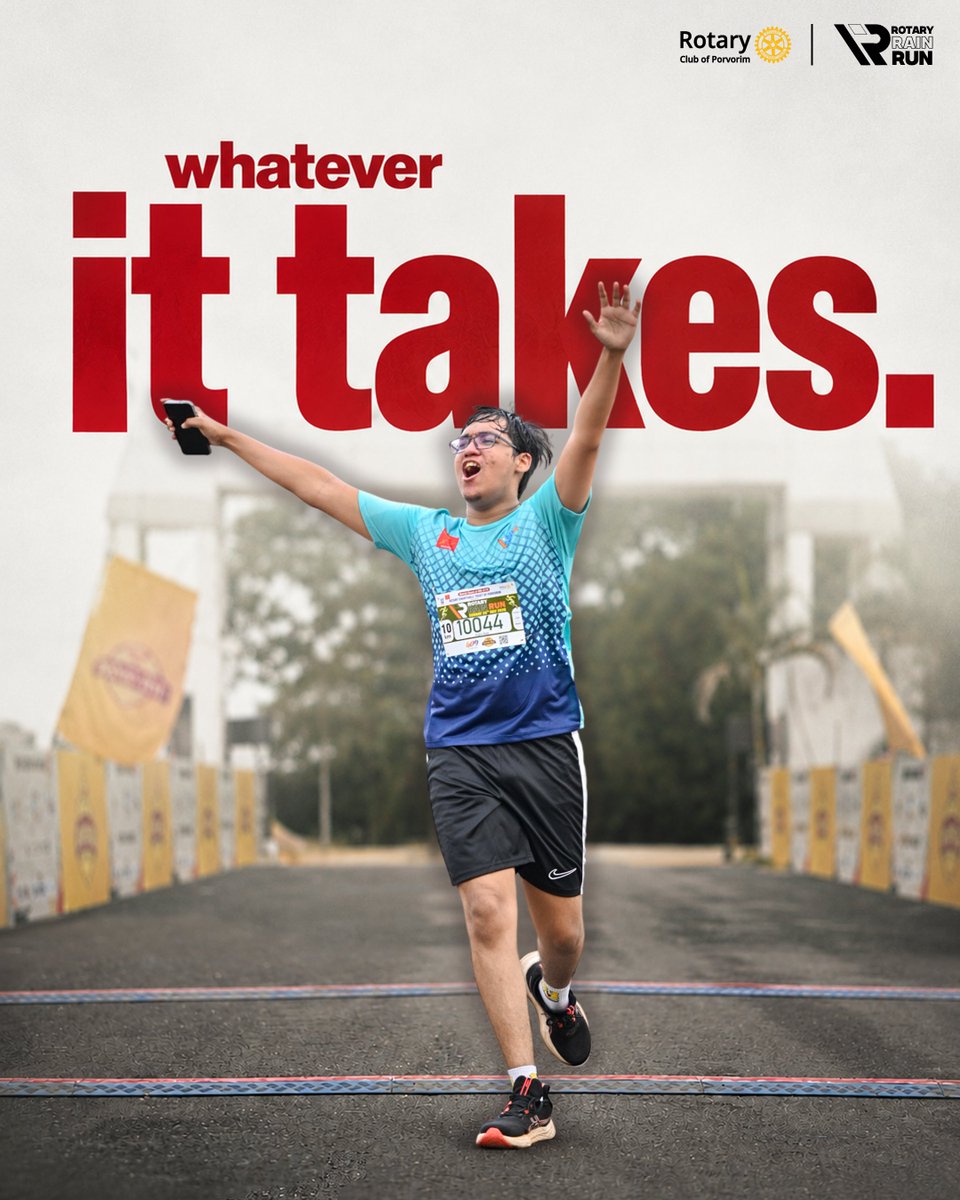 RotaryRainRun's tweet photo. Every finish line begins with the courage to take the first step, and Rotary Rain Run celebrates every runner who dares to keep moving forward.
#RotaryRainRun #KeepRunning #FinishStrong #MarathonSpirit #RunWithPurpose https://t.co/Ojs9rTAbdD