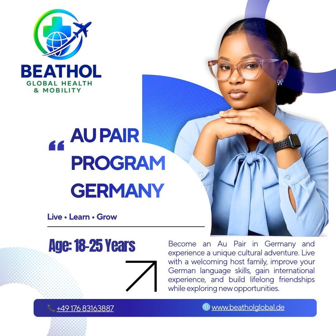 Beathol_Global's tweet photo. Who Can Apply?

Age: 18–25 years
Passion for childcare
Basic English or German communication skills
Willingness to experience a new culture

🇩🇪Apply Today and Start Your German Adventure!

#aupair #travel #germany #viral #trending https://t.co/soP0A9t1QF