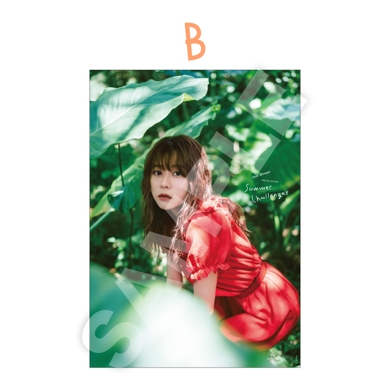 水瀬いのり B2販促ポスター 4種セット Inori Minase OPEN AIR LIVE 2026 Summer Challenger