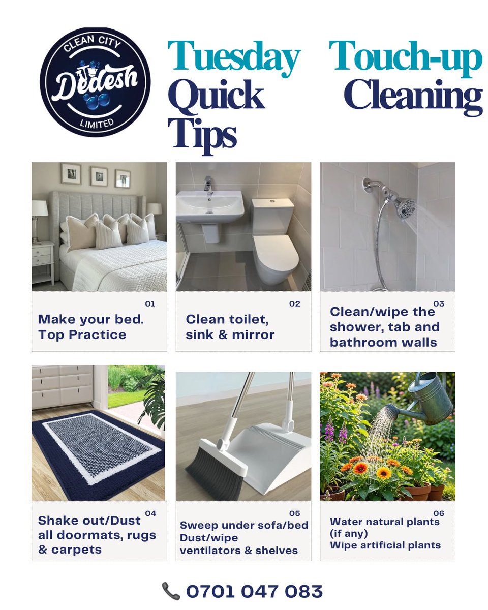Dedesh_Clean_C's tweet photo. Breaking down your Deep Cleaning Experience into a week! Going till Saturday🧹 https://t.co/dNVazCBIR1