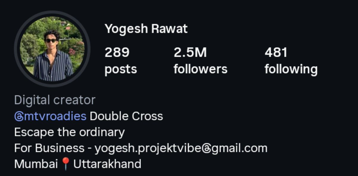 Amish___'s tweet photo. Congratulations to #YogeshRawat on reaching 2.5M followers on Instagram! He gained 600K+ followers in just one month. ❤️

Guys, we still don't know who won the show. Keep hyping him till the finale. The makers should know who truly ruled the streets.

#LockUpp2 #Yoganksha https://t.co/7VkqXSZ8Kr