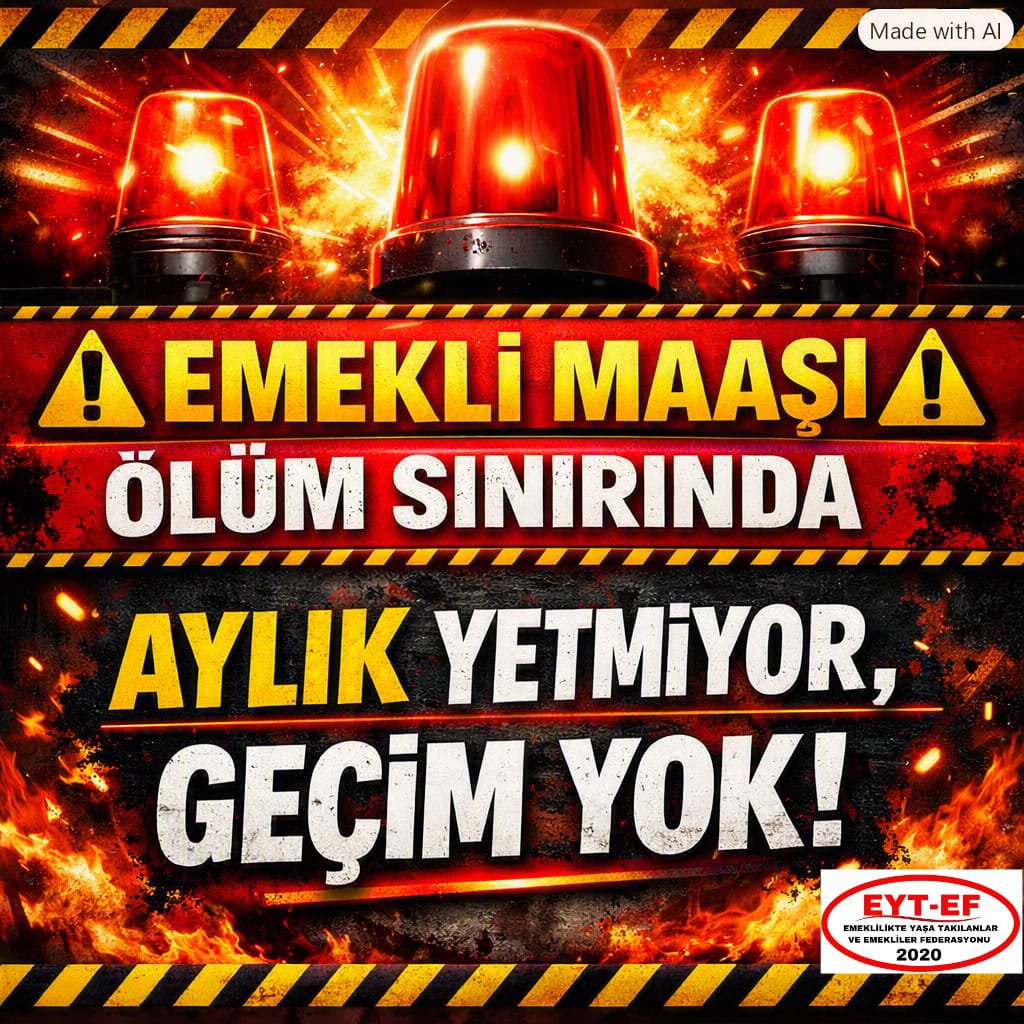 EYT_ED's tweet photo. EMEKLİ
👇👇👇
#EmekliMaaşıölümSınırında

Bugün emeklinin mutfağı boşsa
Kirasını faturasını ödeyemiyorsa

Bunun adı kader değil
Tercih edilen politikalardır

#Emekli maaşı yaşam sınırının değil;
Ölüm sınırının altına itilmiştir.

#5000KısmiSabrınSınırında
@RTErdogan
@isikhanvedat https://t.co/ZoQ4sYCpyv