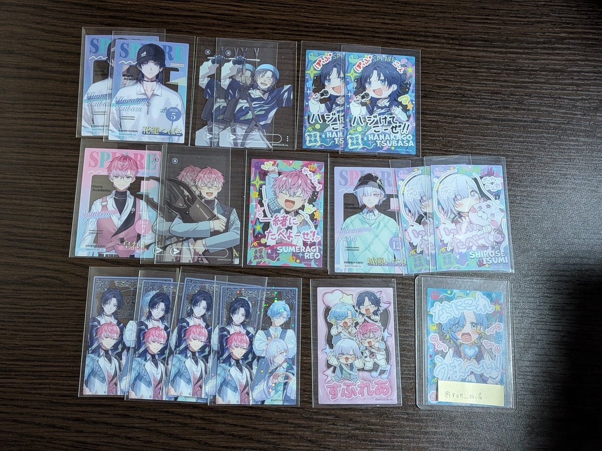 ren__02_16's tweet photo. 【交換】すぷれあ にじさんじ ポップコーン3 クリアカード

【求】🩵
【譲】画像参照

郵送のみ
お気軽にお声掛けください https://t.co/2kXNdA4mrh