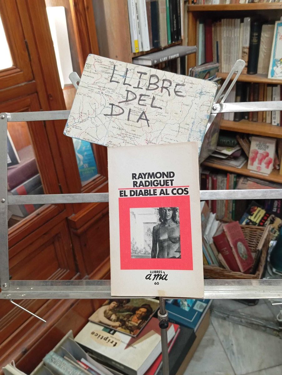 LlibreDelPalau's tweet photo. El diable al cos. (L’autor, fou novel·lista i poeta. Aquesta és la primera edició en català; es va publicar el 1987, amb traducció de Lourdes Bigorra Cervelló) #llibredeldia #librodeldia #livredujour #bookofthed #societat #llibre #libros #books #llibresegonamà https://t.co/V4Wk1jAmf5