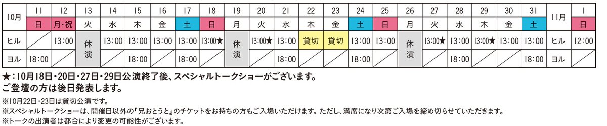 komatsuza's tweet photo. 『#兄おとうと』東京公演 こまつ座オンラインチケットでの 先行抽選予約は本日 23:59まで！
お申し込みお待ちしております🎵

ご予約はこちらより👇
 https://t.co/lcfPCF3WnY

#こまつ座
作 #井上ひさし　演出 #鵜山仁
出演 #横田栄司 #彩吹真央 #岡本圭人 #霧矢大夢
#松角洋平 #平体まひろ #朴勝哲 https://t.co/dqKRq73jxY