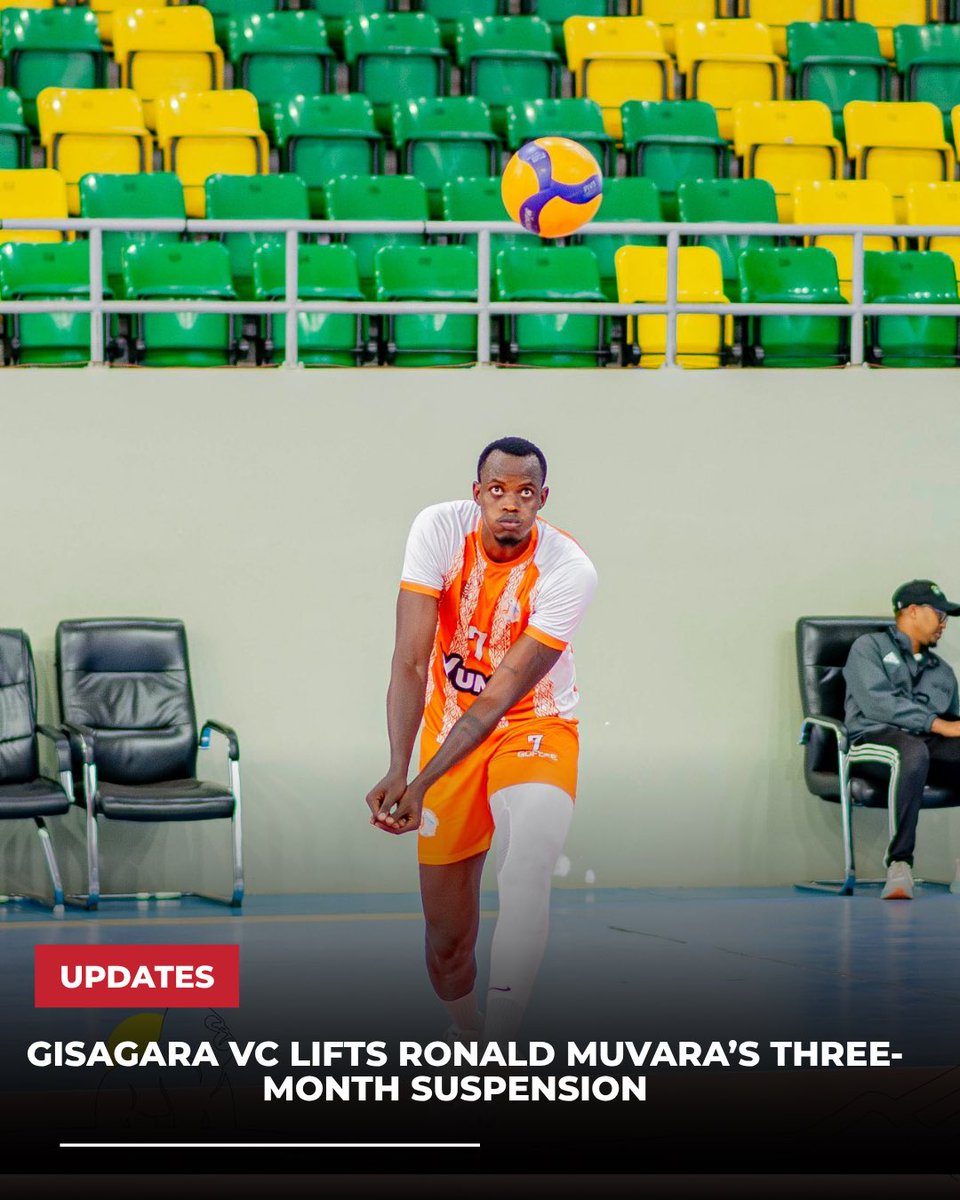 dylmugenga's tweet photo. Updates: Gisagara VC  has pardoned middle blocker Ronald Muvara, allowing him to resume volleyball activities after he submitted an apology letter over a misconduct case. 

Muvara was sanctioned alongside setter Cedrick Ngaboyintwari for three months. https://t.co/2rIEVmK1LJ