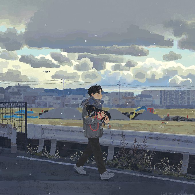 朝を生きた日 」|津島ソラ🌸のイラスト