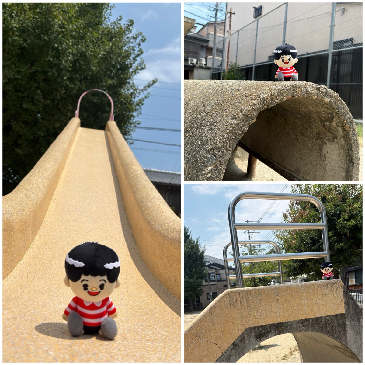 aromamachan's tweet photo. 灼熱の公園と旅くん
#ヨーロッパ企画の暗い旅
#暗い旅キャンプ2026 https://t.co/wMJSY9wPX9