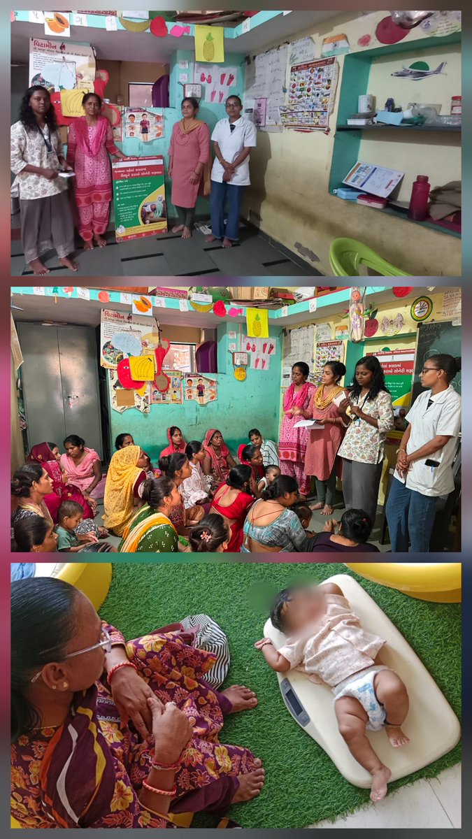 Dyhocentralzone's tweet photo. આજરોજ કપુરાઈ  UPHC ના આશા બહેન દ્વારા HBNC  અંતર્ગત બાળકની ઘરે મુલાકાત લેવામાં આવી. બાળકનું વજન માપવામાં આવ્યું, વૃદ્ધિ અને પોષણની સ્થિતિનું મૂલ્યાંકન કરવામાં આવ્યું . https://t.co/YmFpfM8ogD
