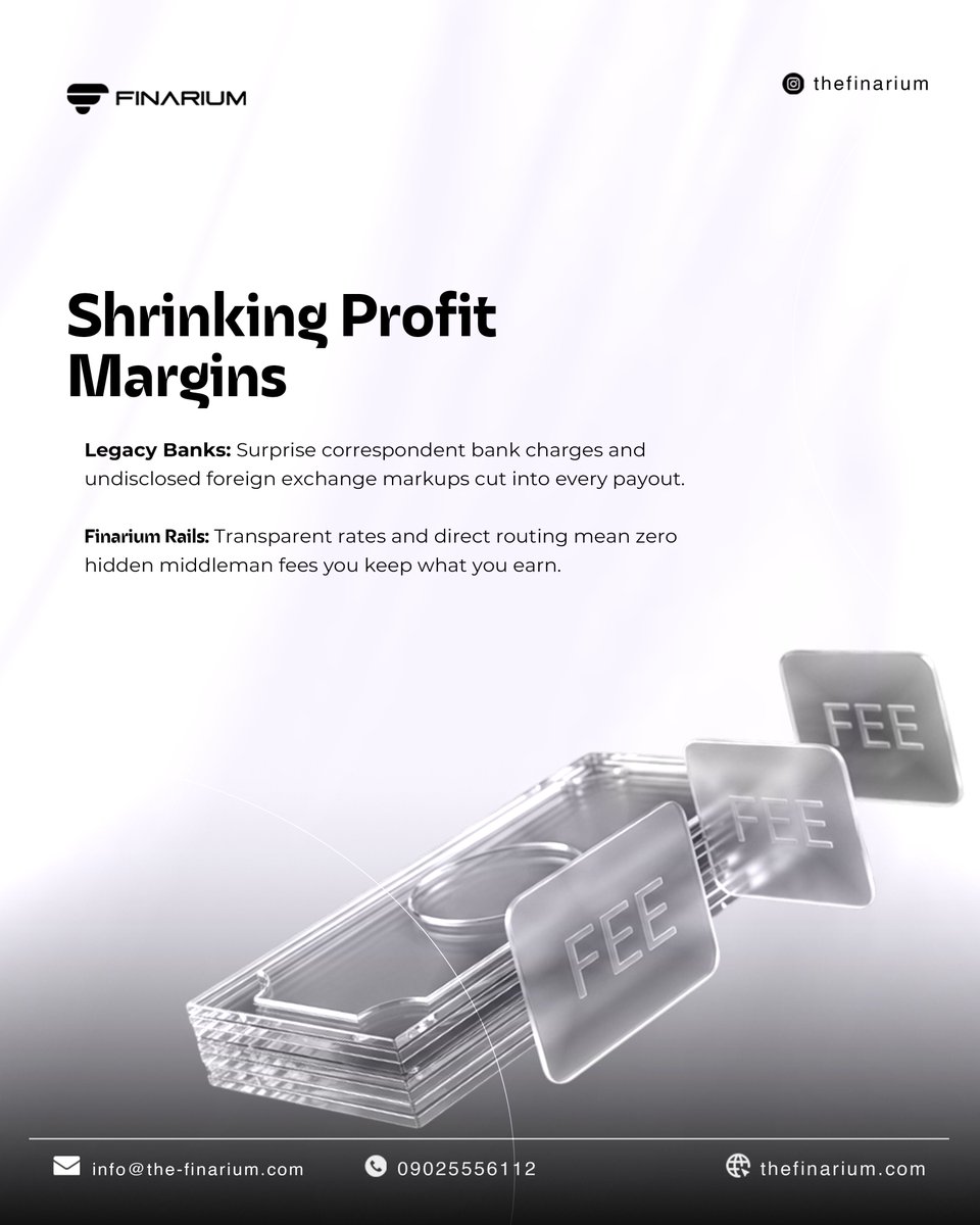 TheFinarium's tweet photo. Swipe through to see how Finarium cuts out the friction, protects your margins and puts global financial infrastructure directly in your hands.

Stop letting legacy banking block your global growth. Visit https://t.co/9xFZNOeDpU to get started today.

#Finarium https://t.co/MogESsjkKj