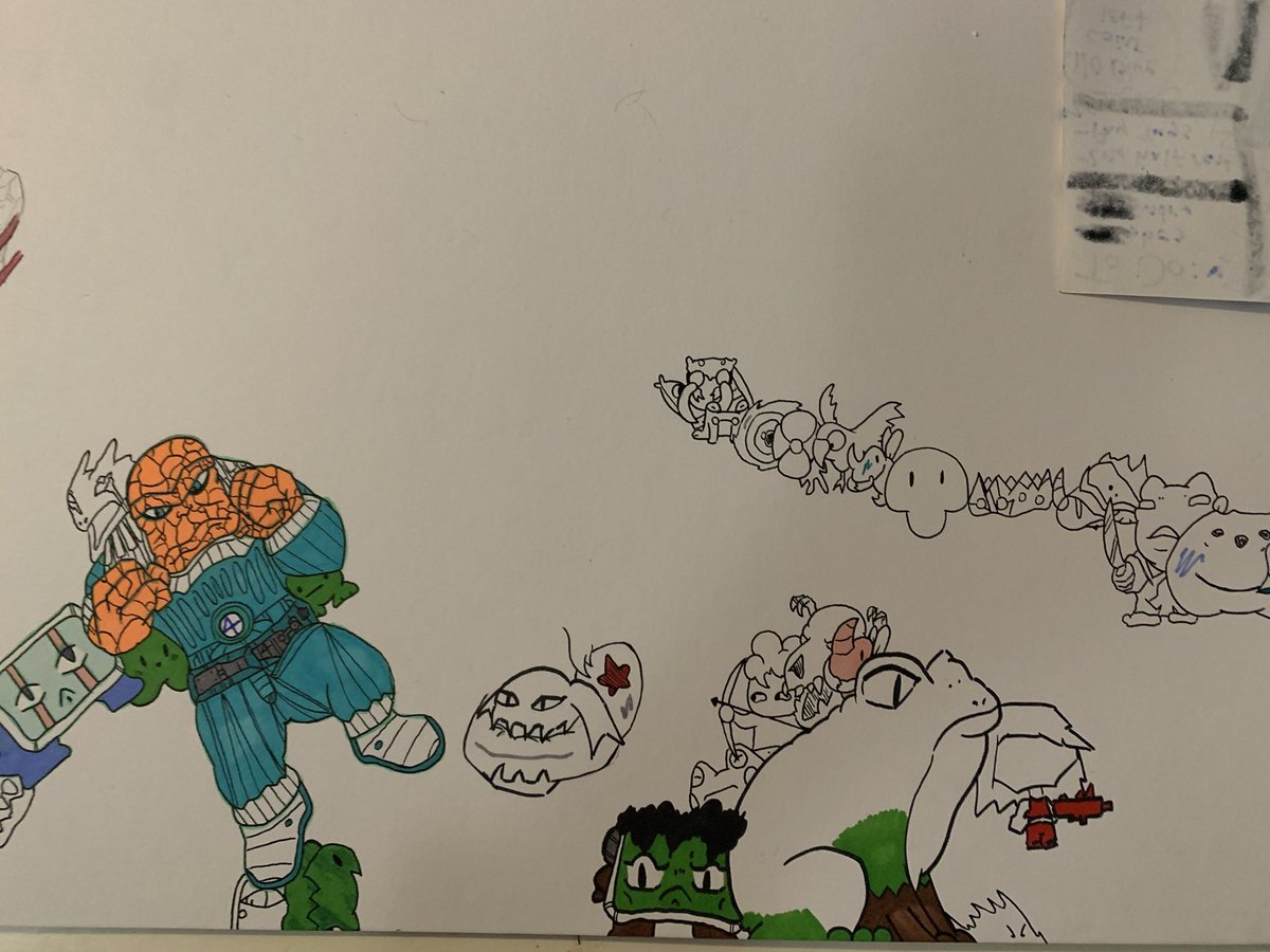 deadpaleartt's tweet photo. Very early start but working on an #avengersdoomsday meets #cavestory piece, it’s gonna be crazy! 🚧 
#artmoots #moothunt #collage #abstractart def let me know who I should add! I’m so excited to do this, I hope to have it done before the movie comes out! https://t.co/zUeNDJgylS
