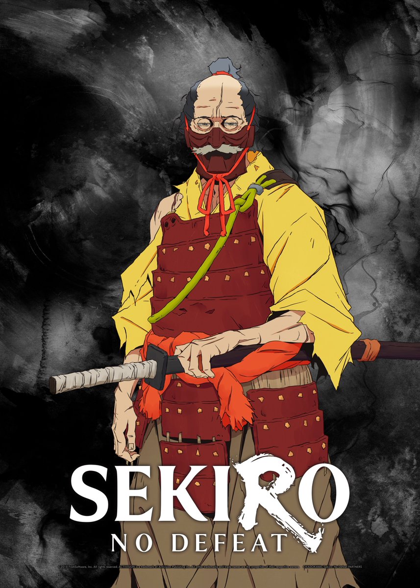 sekiro_nd_anime's tweet photo. ─────────────────
⚔️キャラクタービジュアル解禁！⚔️
─────────────────
【死なず半兵衛（CV：#高瀬右光）】

荒れ寺にふらりと現れ、いつのまにか居着いた、落ち武者のような姿をした謎の男。
料理が上手く、剣の腕もそこそこに立つ。
実は「死なず」と呼ばれる存在であり、刀や矢をその身に受けても怪我がすぐ治り、死ぬことがない。
のらりくらりとした雰囲気だが、内に秘めた本性は計り知れない。自分を殺す方法を探している。

STAFF
作画：山﨑匠馬
仕上げ：松本麻衣
色彩設計：佐々木梓
特効：入佐芽詠美（@irisa_chiemi）
撮影：野澤圭輔（グラフィニカ）

#sekiro #sekirond #アニメsekiro