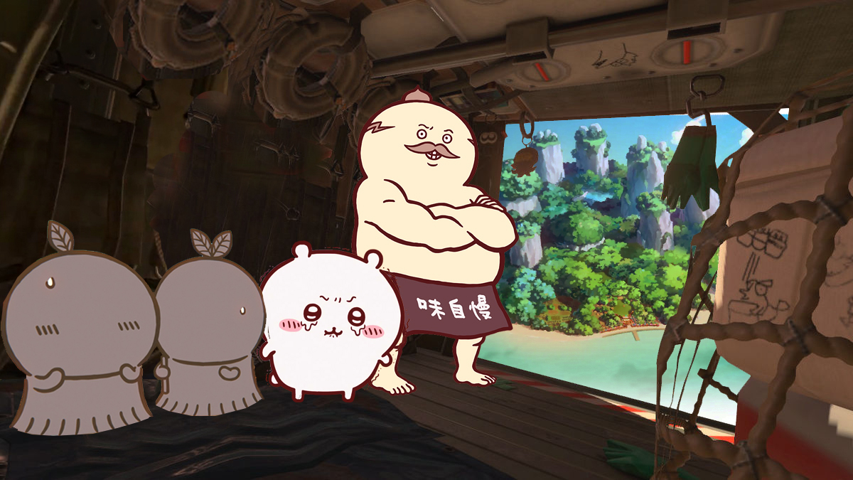 tapi_spla's tweet photo. ちいかわの映画サモラン風 https://t.co/5wfZcLk0ud