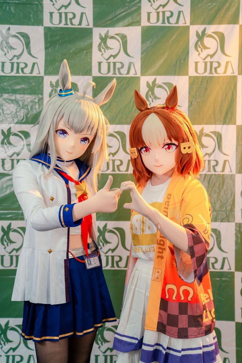 ArdemAristol's tweet photo. 铃帽贴贴～
🎭 @harinezumiws
#kigurumi   #ウマ娘
#ベルノライト https://t.co/bNo7L4lwFw