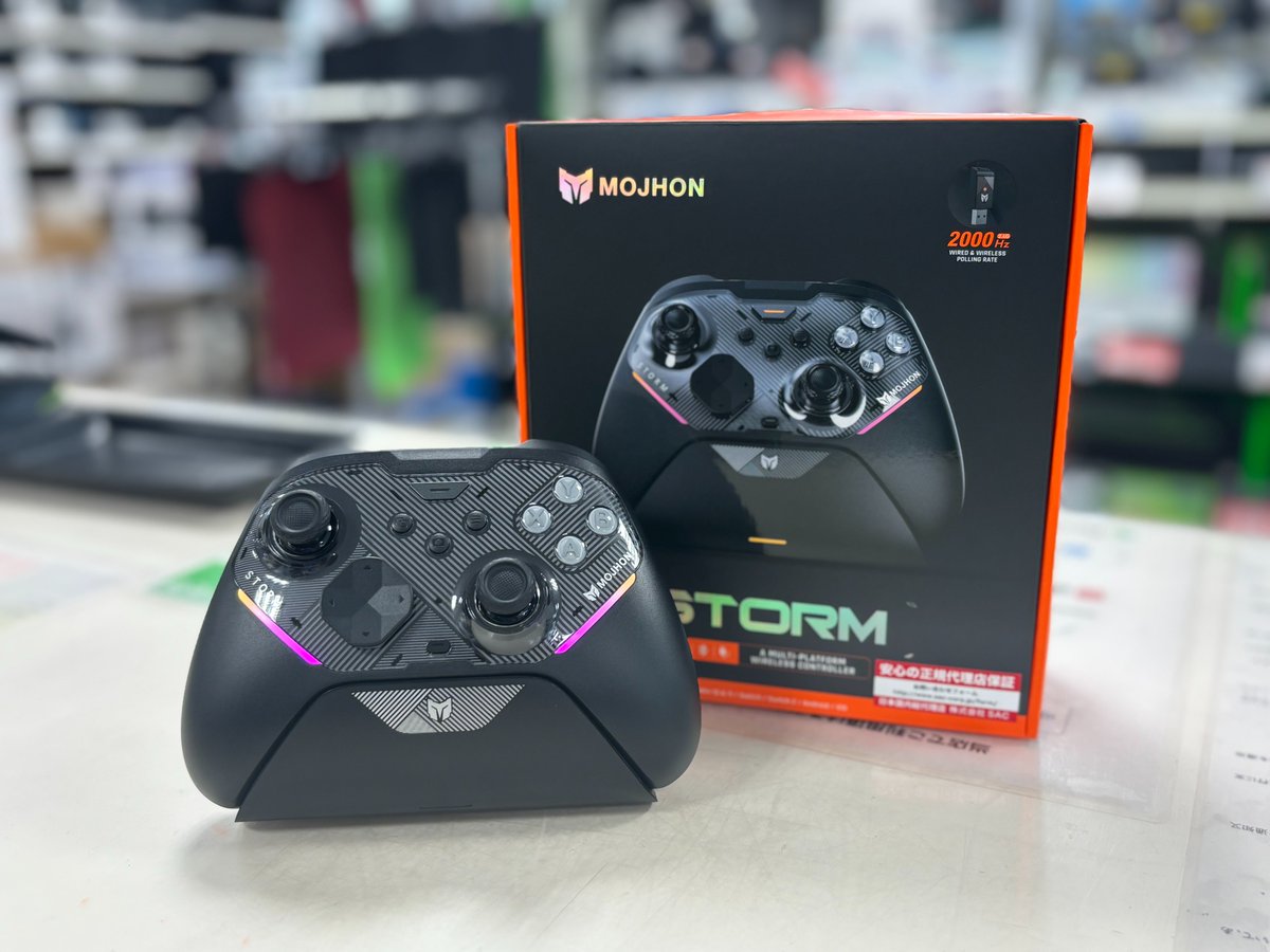pdaomori's tweet photo. 🚀入荷速報!
品切れになっていたMOJHONのSTORMが再入荷しました!(=゚ω゚)ノ店頭に実機あります!触れます!
購入の参考にしてください~♪
#MOJHON #STORM https://t.co/MEc91fq3Rz