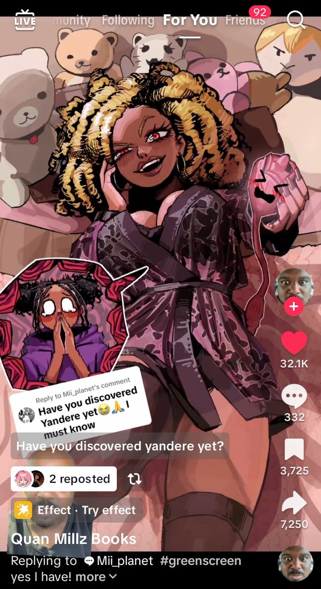 zoyascockwarmer's tweet photo. QUAN MILLZ MADE BLACK YANDERE YURI! I REPEAT! QUAN MILLZ MADE BLACK YANDERE YURI!!!!!! https://t.co/FWYFNvB2E6