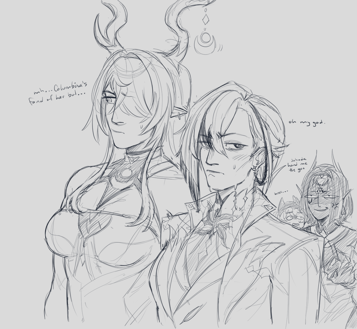 CeStacruz's tweet photo. honestly Lauma being taller than Arlecchino is so hot, Lauma i need you #lauma #arlecchino and nefer Will commit a crime https://t.co/atL6qpZjGO