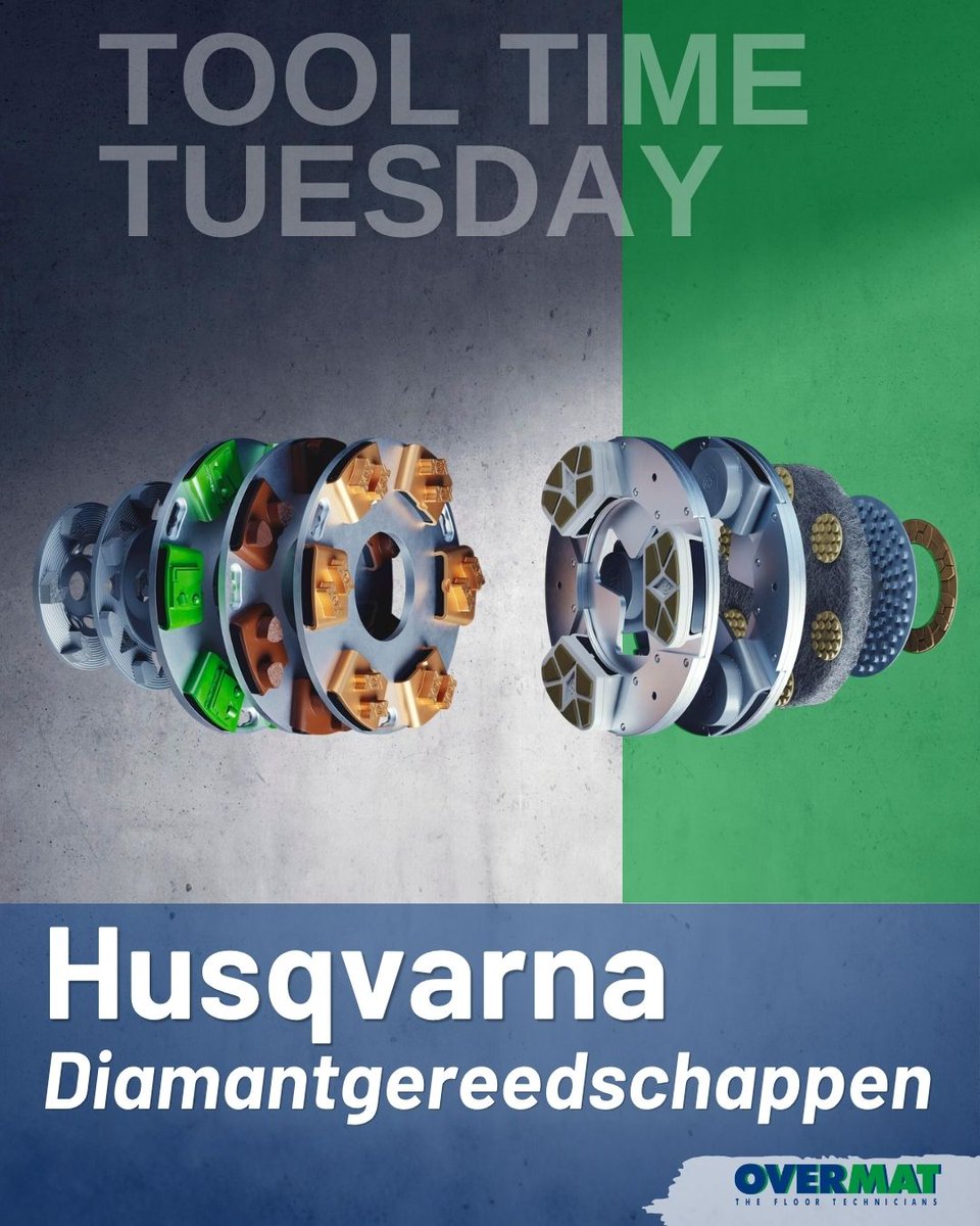 Overmat's tweet photo. 🔧 ToolTime Tuesday
Met Husqvarna diamantgereedschap werk je efficiënt, gecontroleerd en met een consistent resultaat.
Voor elke vloer de juiste tool.
#ToolTimeTuesday #overmat #overmatindustries #thefloortechnicians #husqvarna https://t.co/3wOmK68AF8