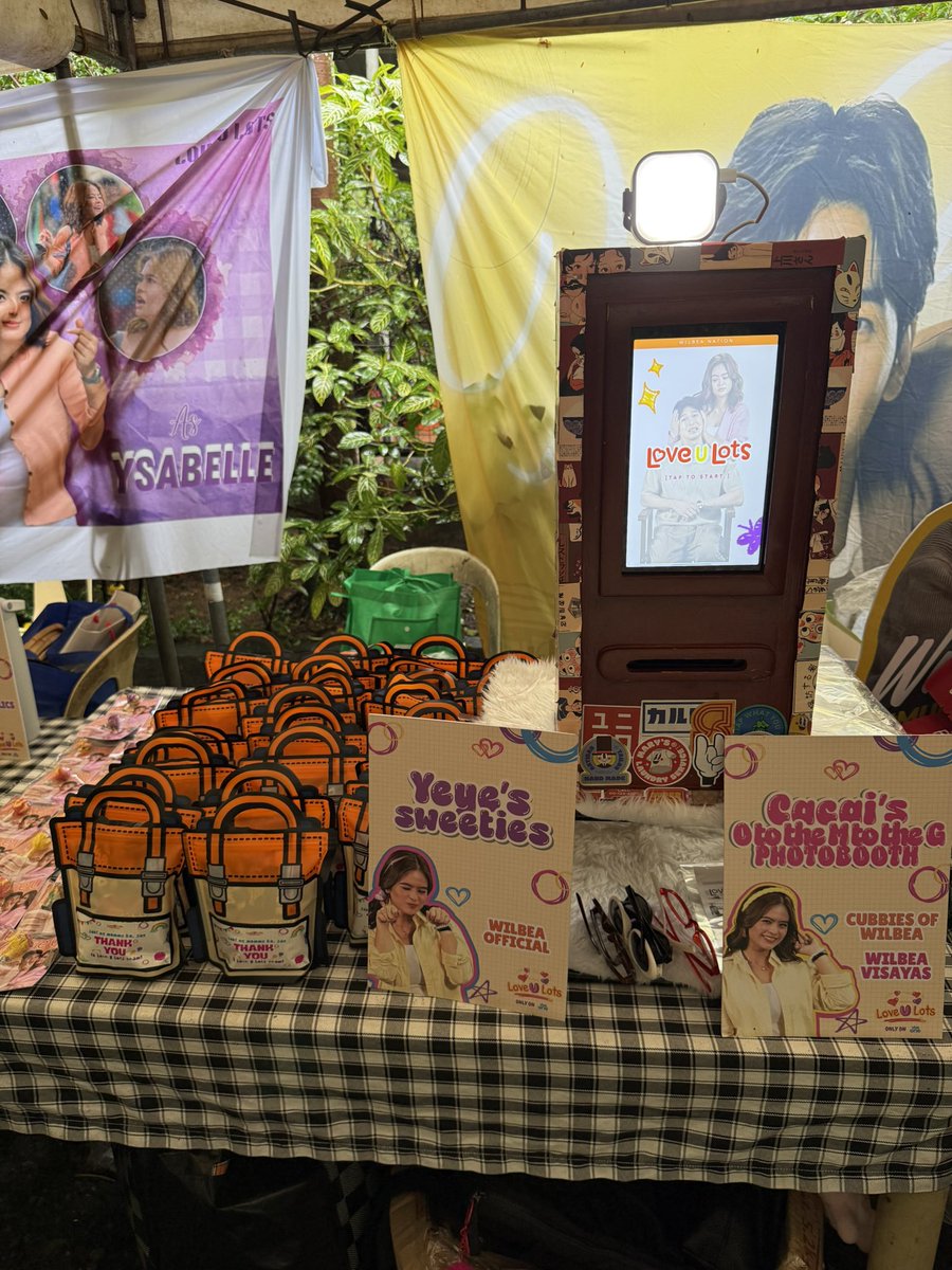 StudioVivaPH's tweet photo. Huge thanks to @wilbea_ofc for the coffee booth, LOTS of loot bags, and photo booth that made our last day shoot of LUL even more memorable! 🧡📸

Catch the latest episode of LOVE U LOTS streaming only on Viva One https://t.co/eoO46giCW4

#LoveULots
#LULMeetTheOthers https://t.co/h0ZAp64DeX