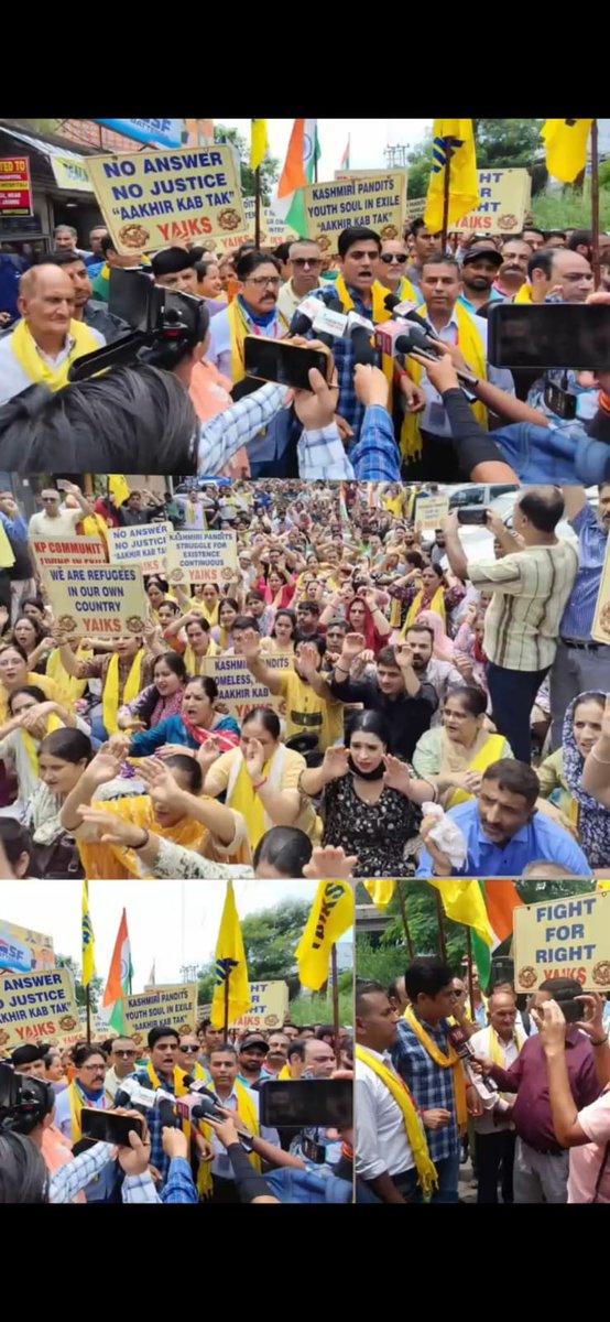 sonikabhat2's tweet photo. YAIKS Reviews Protest Strategy, Announces Mass Outreach Campaign.*
Yaiks Desk:, UT-J&amp;K, Jammu, Dt. August 2, 2026:The 1039th Sunday routine meeting of the (YAIKS) was held at Mata Sharda Mandir, Jamu,under d chairmanship of its President,Pt. R.K.Bhat

https://t.co/zpdUkC1PkG https://t.co/uRrfChyDub