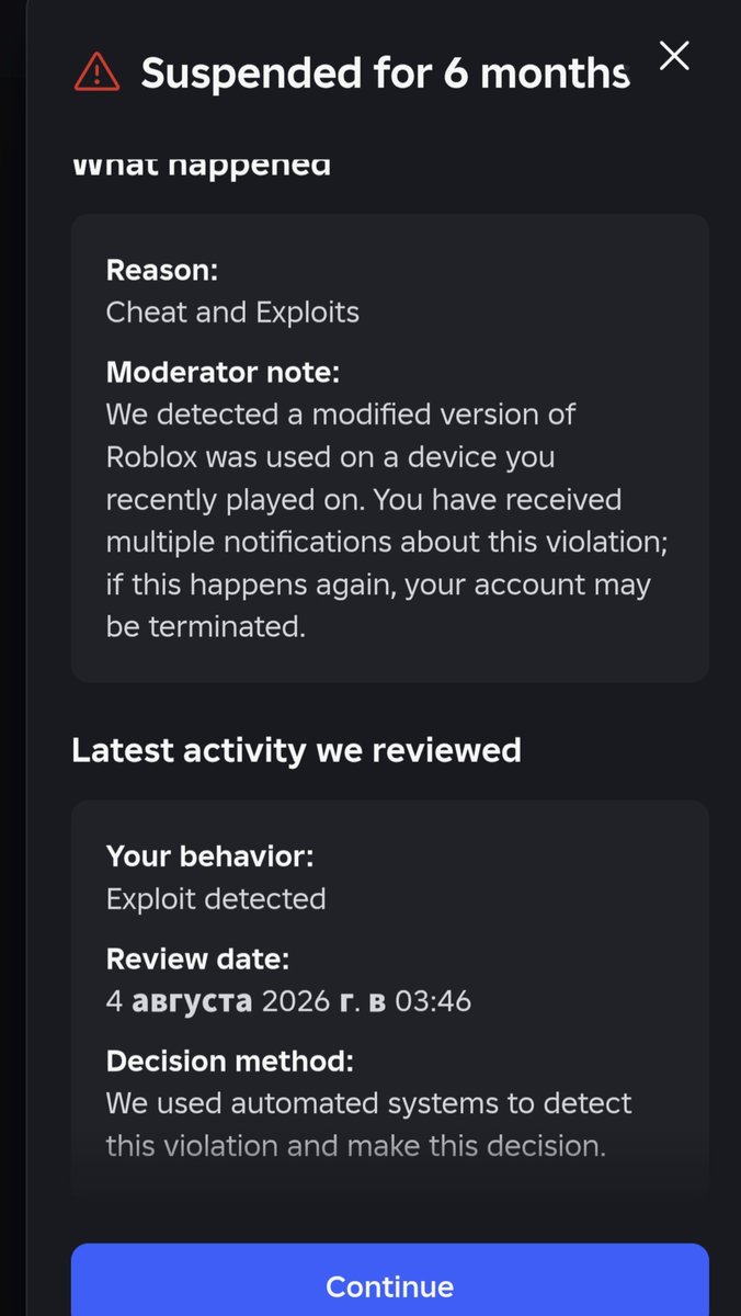 qopq1366's tweet photo. @tiffikan @Roblox I would be banned for cheats, even though I've never used them. The funniest thing is, I have a friend who uses cheats on Roblox. I asked if his account was banned. He said no, that's weird. https://t.co/14zN4rFH6t