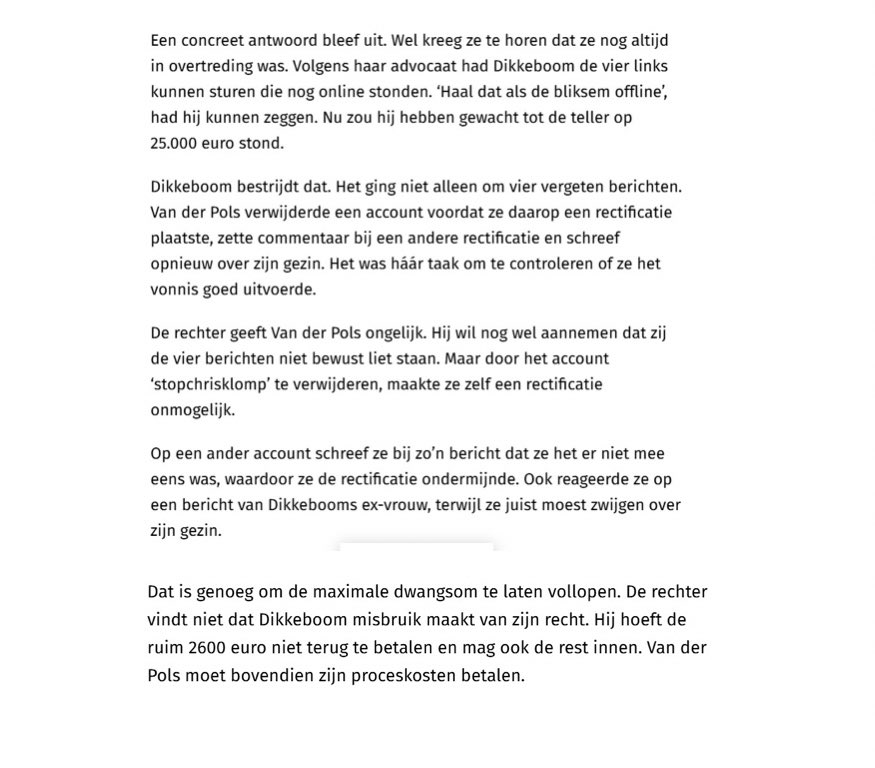 ThieuVisser's tweet photo. Het door het @ndnl onder dwang van Norbert Dikkeboom offline gehaalde artikel van Hendrina is boven water. Zij noemen haar een leugenaar en denigrerend ‘journalist’ die broddelwerk levert. Mijn ervaring is dat zij een integere journalist is. 👇👇👇 https://t.co/NF3WqAphay