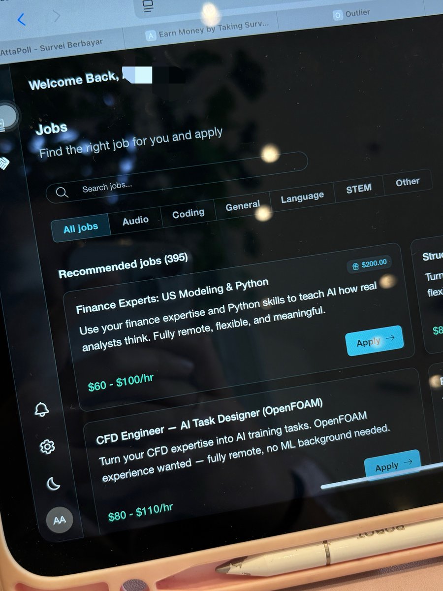 cabtto's tweet photo. aku lagi nyobain website ini buat apply project remote untuk pertama kalinya..

pas aku scroll ternyata beneran projectnya legit banget ya, ada banyak pilihan project  yg avail & dikasih tau range gajinya itu juga.. 

kalian adakah yg pernah cobain apply remote work disini jugaa? plis sharing yuk aku mau belajar bareng jugaa dari temen - temen disini.. 🥹