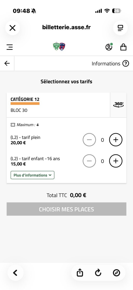 Laurisse_'s tweet photo. Avoir de 16€, place la moins chère à 20€… trouvez une solution @ASSEofficiel mais ça devient vraiment lourd de rajouter des sous quand les kop sont fermés https://t.co/qmLcqwgEdo