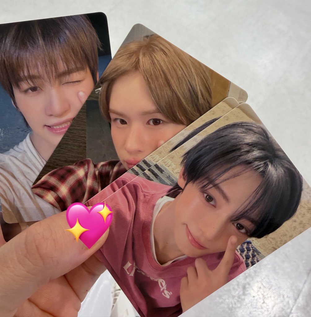 oshi_omochii's tweet photo. tws交換 横浜 ツリービレッジ

譲）ハンジン×3、ギョンミン
求）買取（定価）、

郵送、リリイベ手渡し
お気軽にお声掛けください🍀 https://t.co/ErgbzitySx