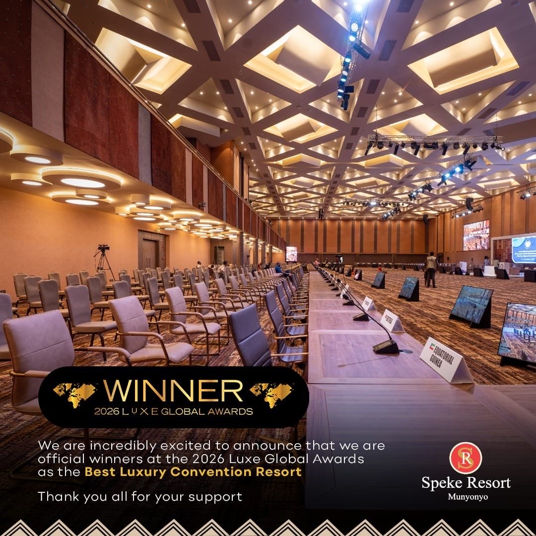 udc_uganda's tweet photo. Congratulations 🎉 to UDC investee, Speke Resort Convention Center @SRCC_Uganda on being crowned the world’s Best Luxury Convention Resort at the 2026 LUXE Global Awards. 

UDC is proud to invest in excellence that showcases Uganda 🇺🇬 globally. https://t.co/iT13vV97DH