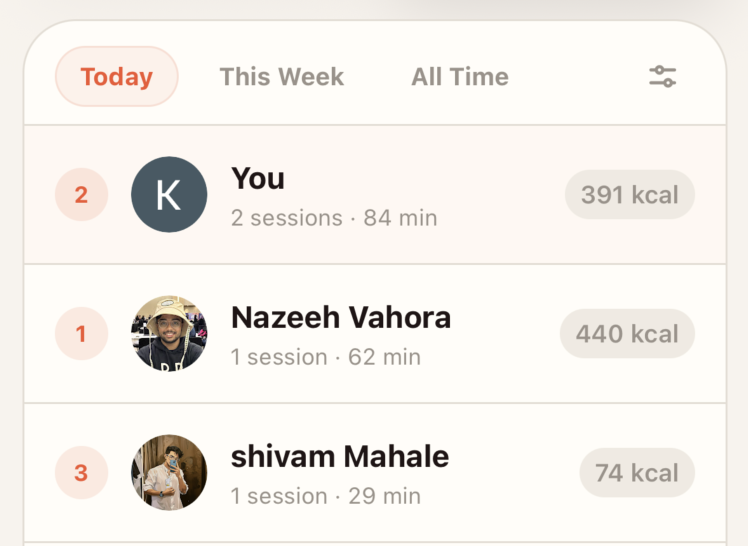 0xrahulk's tweet photo. @naz3eh @vrajdesai78 @joinlads taking the feedback and ranking it based on the calories burnt, plus adding sort by so others can check with their own preferences :) https://t.co/YiroqcPiL0