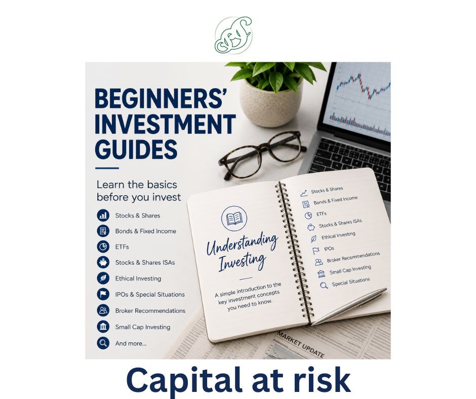 CSS_Investments's tweet photo. New to investing?
Explore our free Beginners' Investment Guides covering shares, bonds, ETFs, ISAs and more.
📖 https://t.co/DLxQgwj5op
Capital at Risk.
Financial Promotion – Collins Sarri Statham Investments Ltd (FCA 483868) https://t.co/9LmNJVnzJo