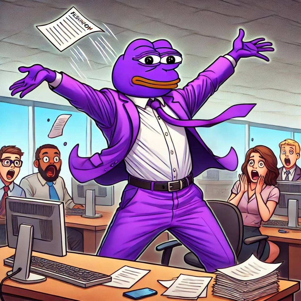 Purpe24's tweet photo. @Cryptoze Investing $100 is like magic, poof, million! $PURPE https://t.co/JUXjhwrOIZ