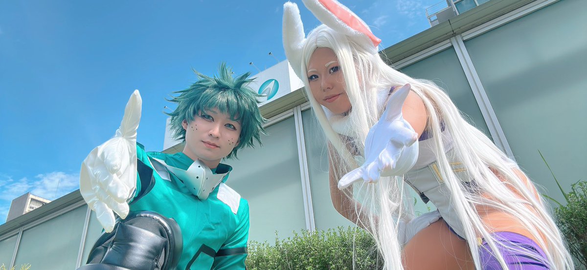 Kuzirachan666's tweet photo. 僕のヒーローアカデミアcos

あなたならどちらの手を取りますか？

ミルコ→くじら🐳
緑谷→べあうるふ🧸🦉🐺@bear_owl_wolf 

 #ヒロアカコスプレ #コスプレ #cosplay #コスサミ2026
ㅤㅤㅤㅤㅤㅤㅤ https://t.co/y7iiOSxv7v